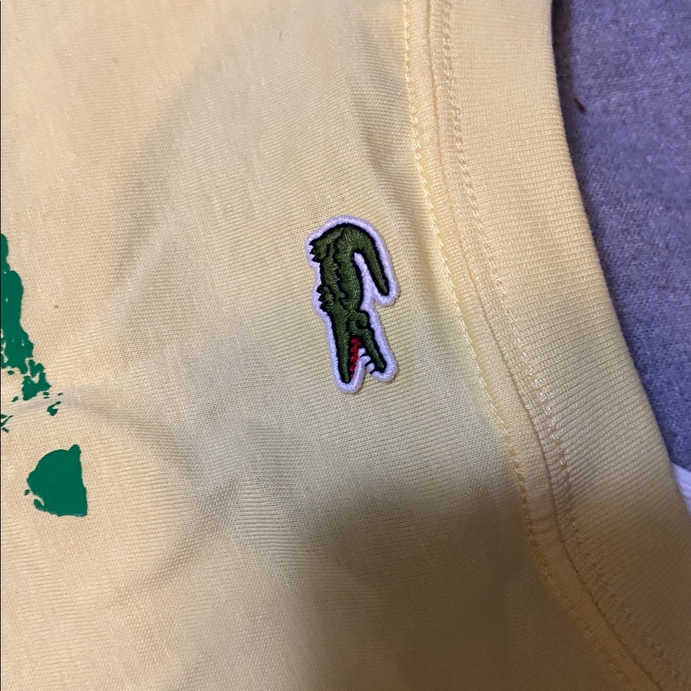 Lacoste Lemon Tee with Logo Print - Picture 12 of 12